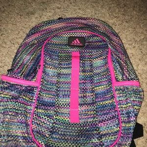 Mesh adidas book bag